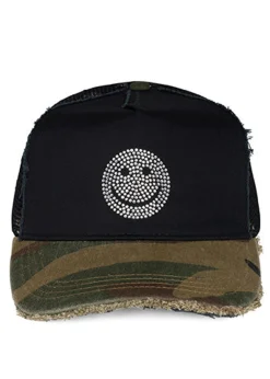 Flash Sale Jilly Crystal Smiley Hats