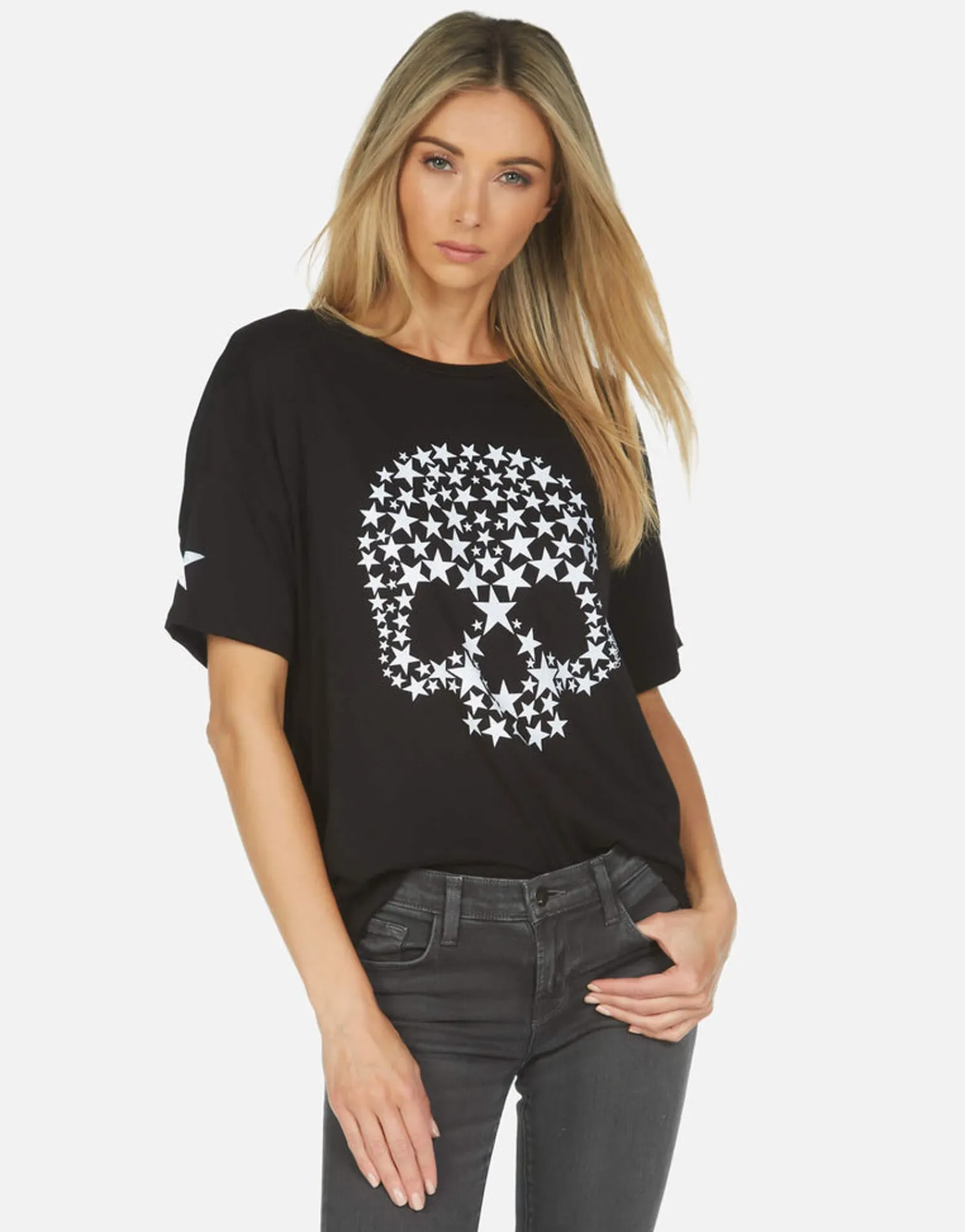 Best Jolene Star Skull Women Short Sleeve