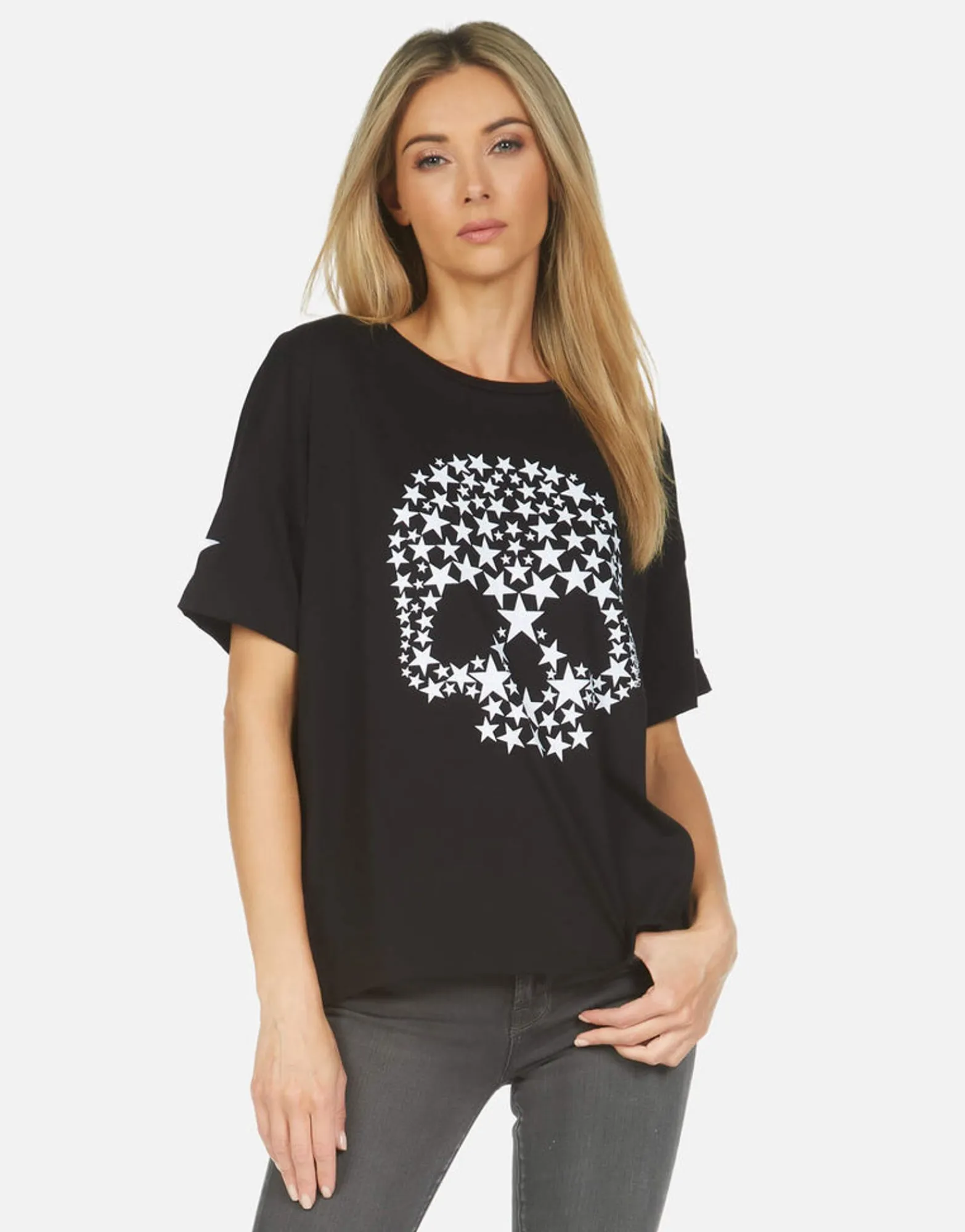 Best Jolene Star Skull Women Short Sleeve