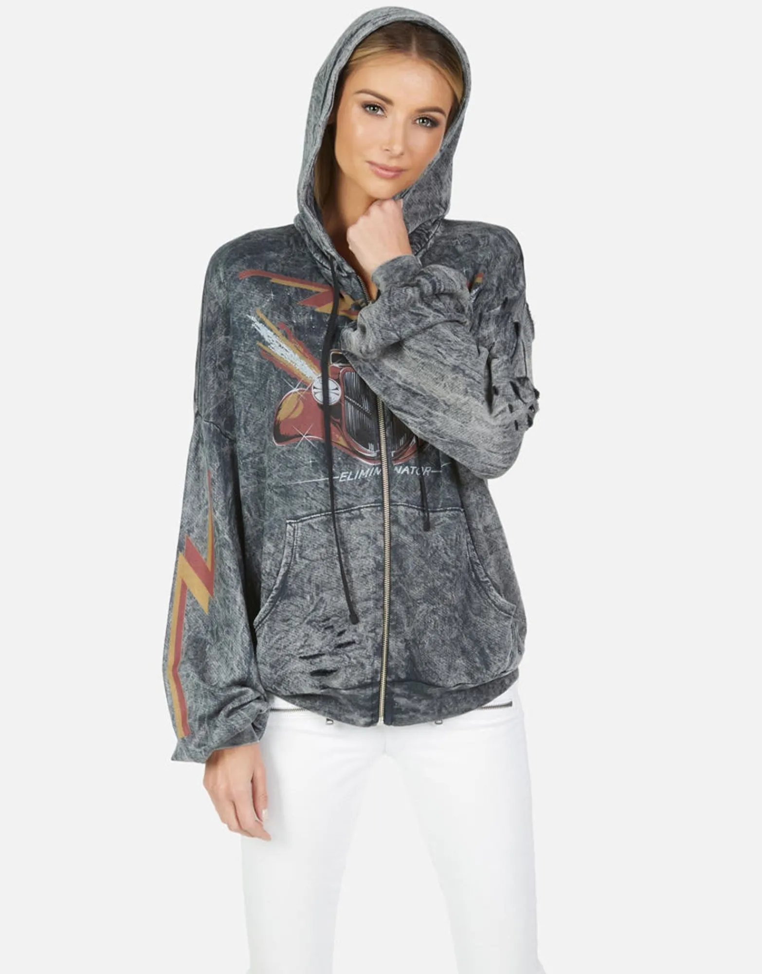Discount Kaliyah Zz Top Eliminator Women Hoodies