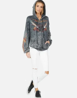Discount Kaliyah Zz Top Eliminator Women Hoodies