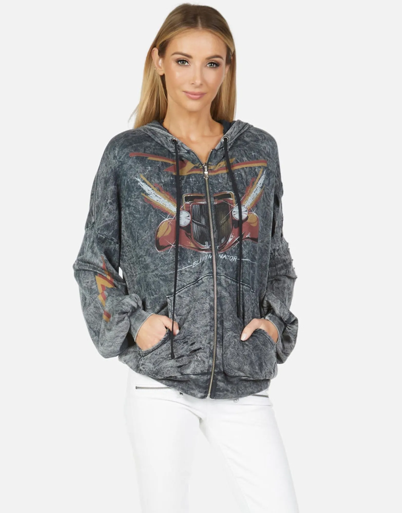 Discount Kaliyah Zz Top Eliminator Women Hoodies