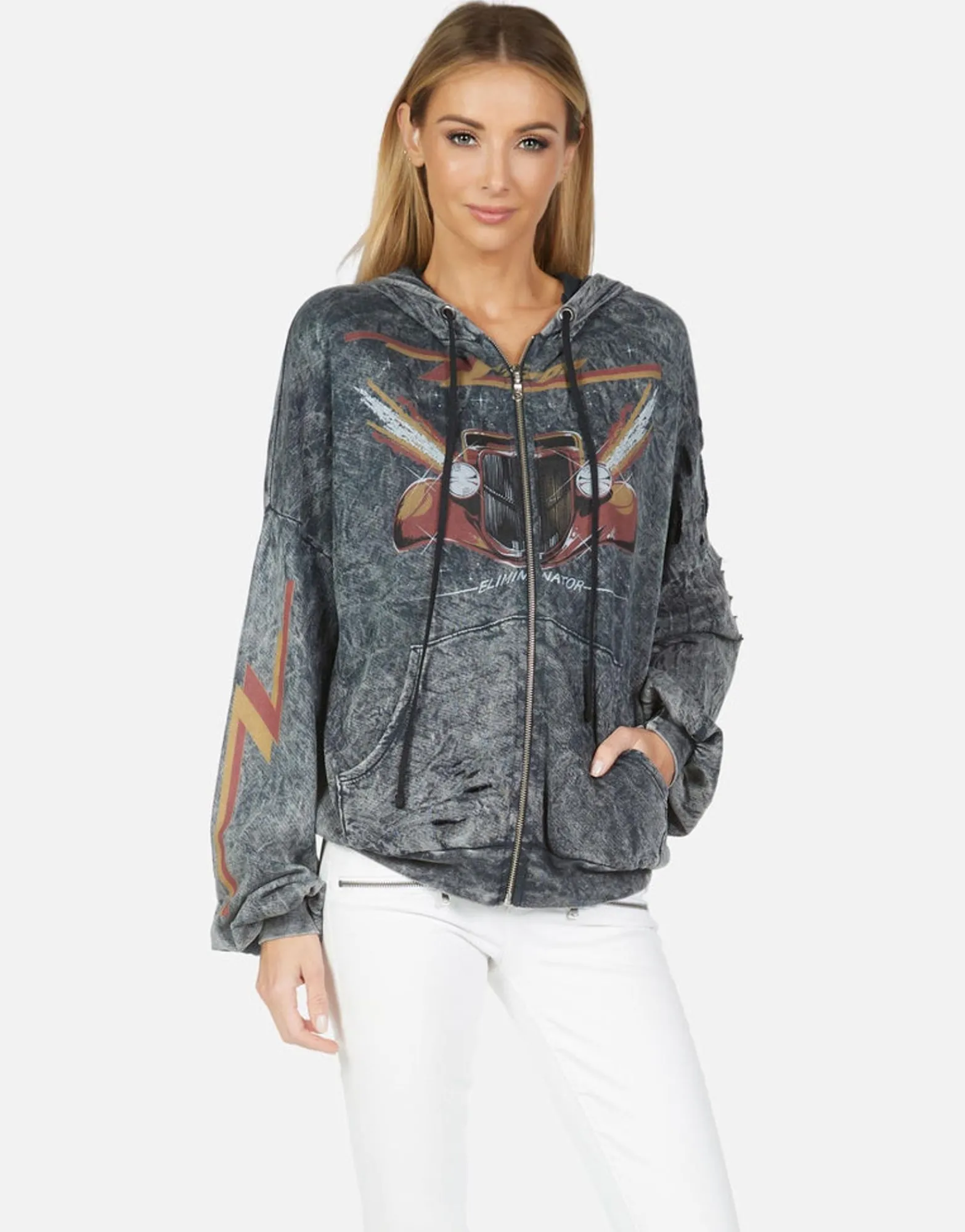 Discount Kaliyah Zz Top Eliminator Women Hoodies
