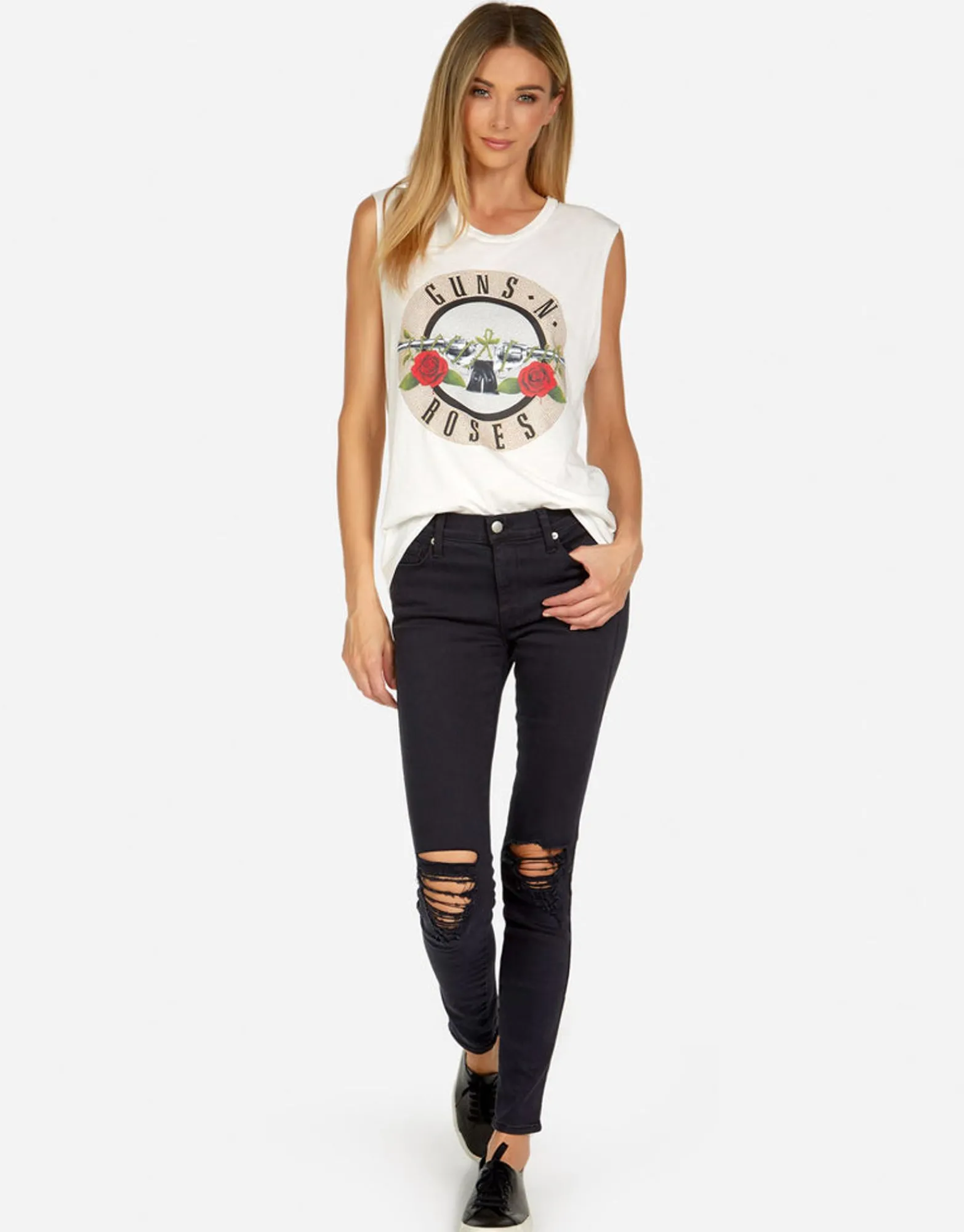 Outlet Kel Guns N' Roses Women Tanks