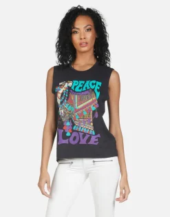 Best Kel Peace Love Camel Women Tanks