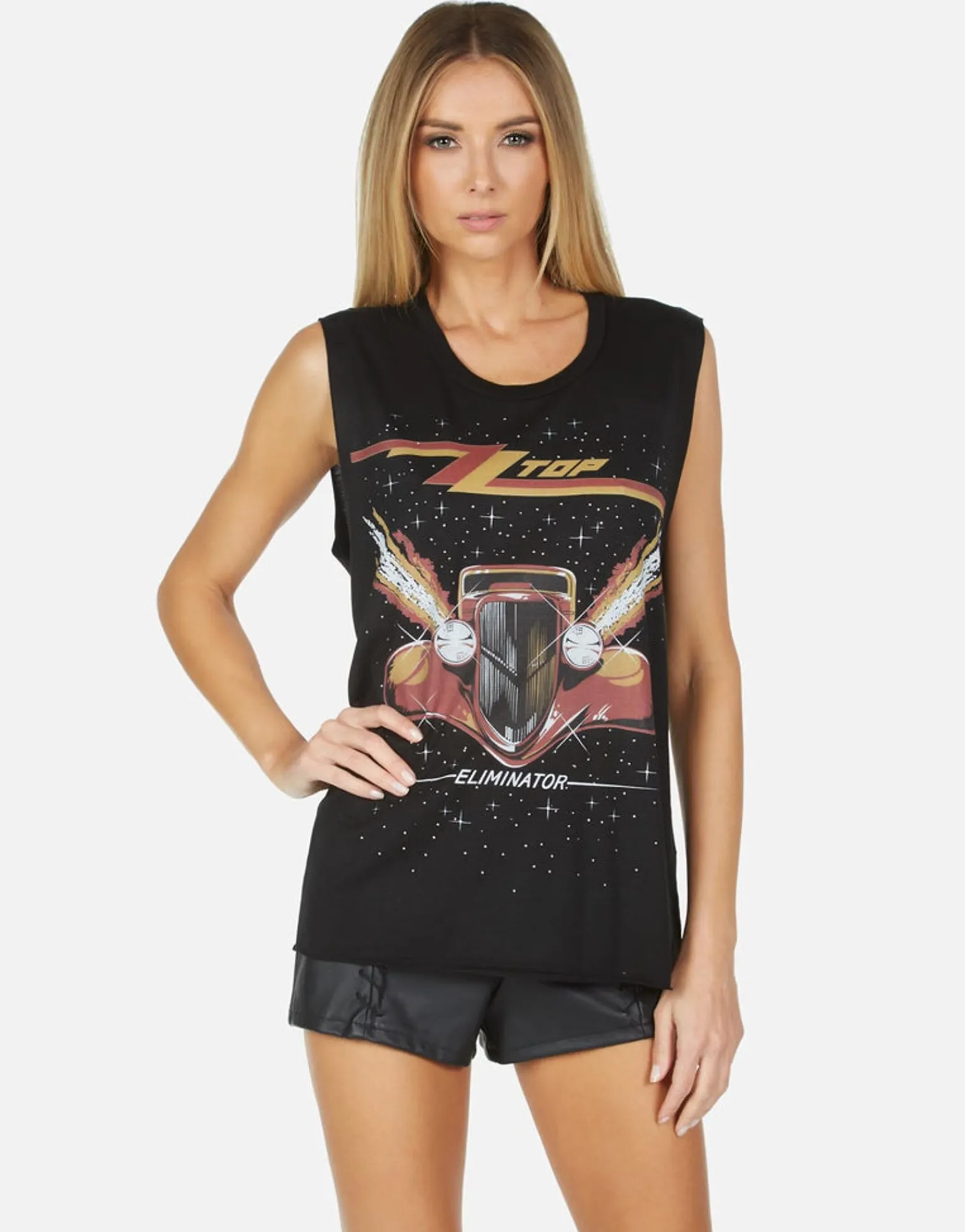 Sale Kel Zz Top Eliminator Women Tanks