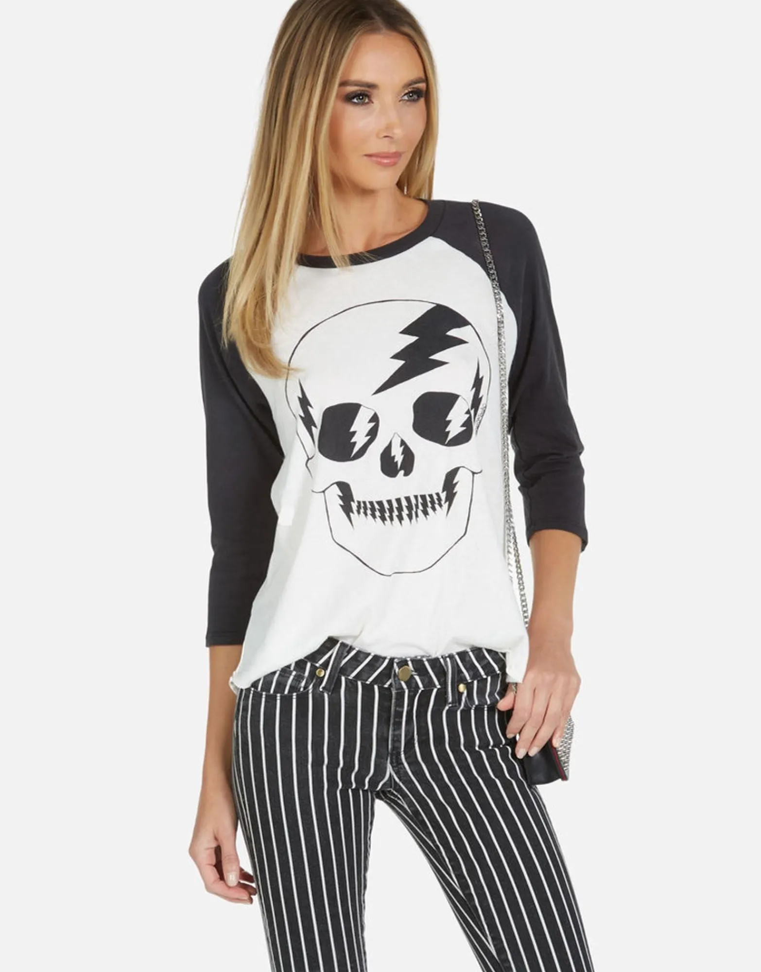 Clearance Kenya Electric Skull Women Short Sleeve