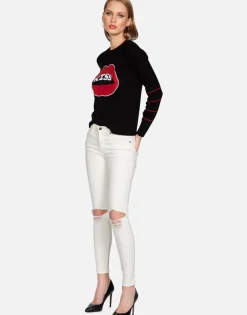 Store Kiss Lip L/S Cashmere Sweater | North By Women Sweaters & Knits
