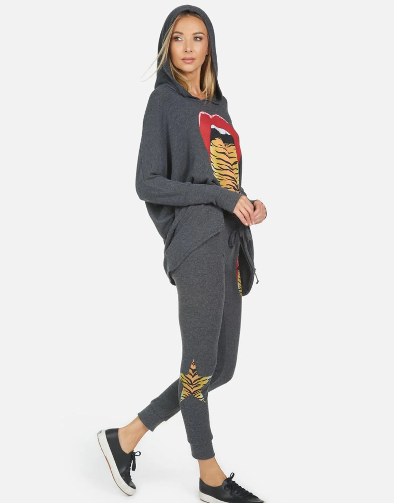 Hot Kizzy Tiger Tongue Women Long Sweatpants