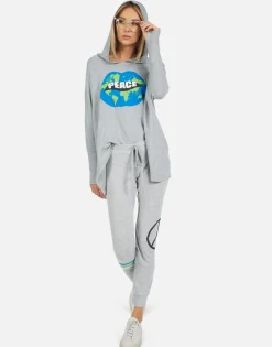 Flash Sale Kizzy World Peace Lips Women Long Sweatpants