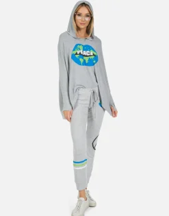 Flash Sale Kizzy World Peace Lips Women Long Sweatpants