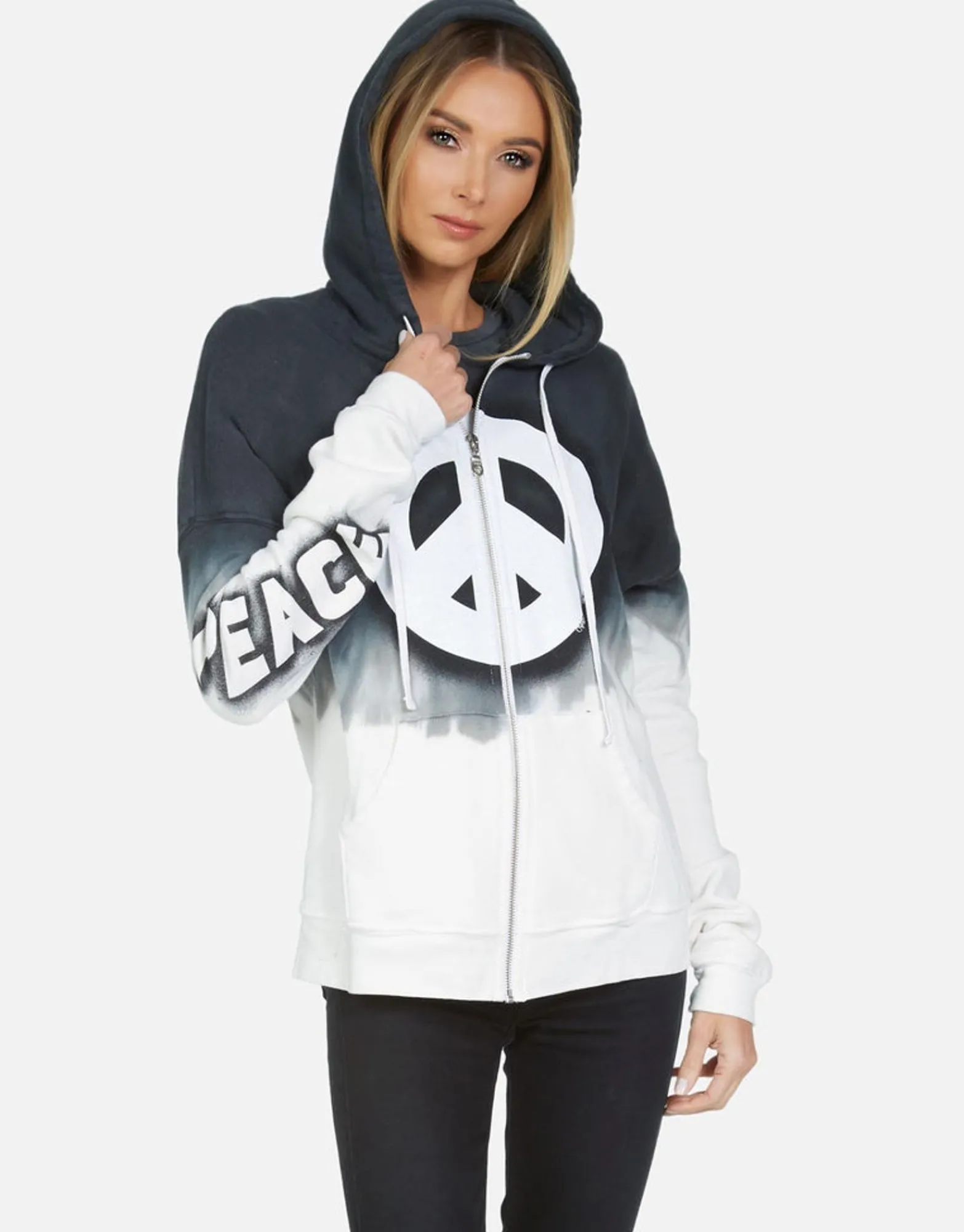 Cheap Koa Airbrush Peace Women Hoodies
