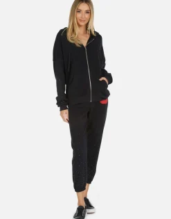 Online Koa Red Lip Women Hoodies