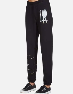 Best La Peace Finger Long Sweatpant | Brynn By Women Long Sweatpants
