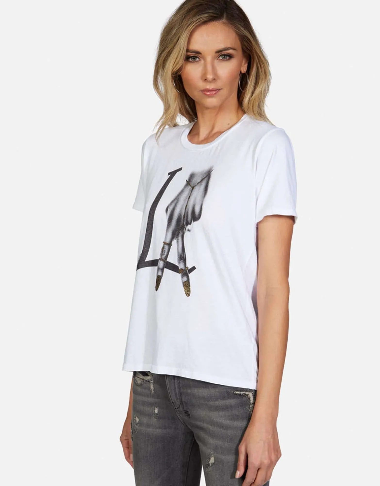 Best La Peace Finger S/S Vintage Tee | Croft By Women Short Sleeve