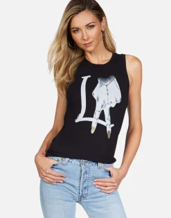 Fashion La Peace Finger Tank Tee | Ashlin By Women Tanks