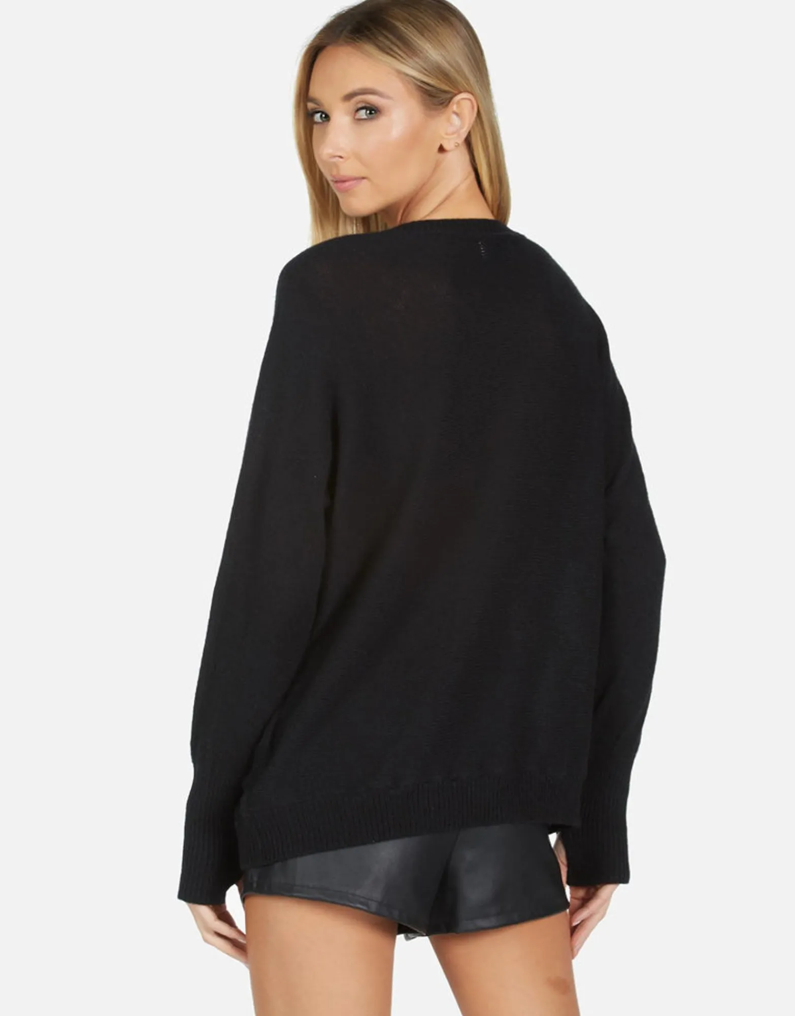 Cheap Ladona Crystal Gap Tooth Women Sweaters & Knits