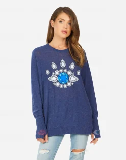 Hot Ladona Diamond Eye Women Sweaters & Knits