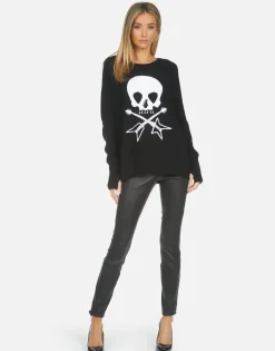 Hot Ladona Music Skull Women Sweaters & Knits