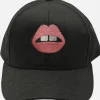 Online Bay Rainbow Lip Patch Canvas Hat In Hats