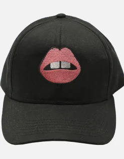 Online Bay Rainbow Lip Patch Canvas Hat In Hats