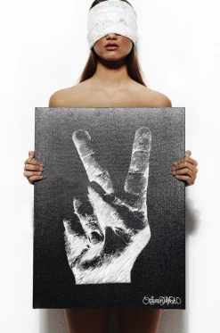 Best Sale Canvas Peace Sign Art On Decor
