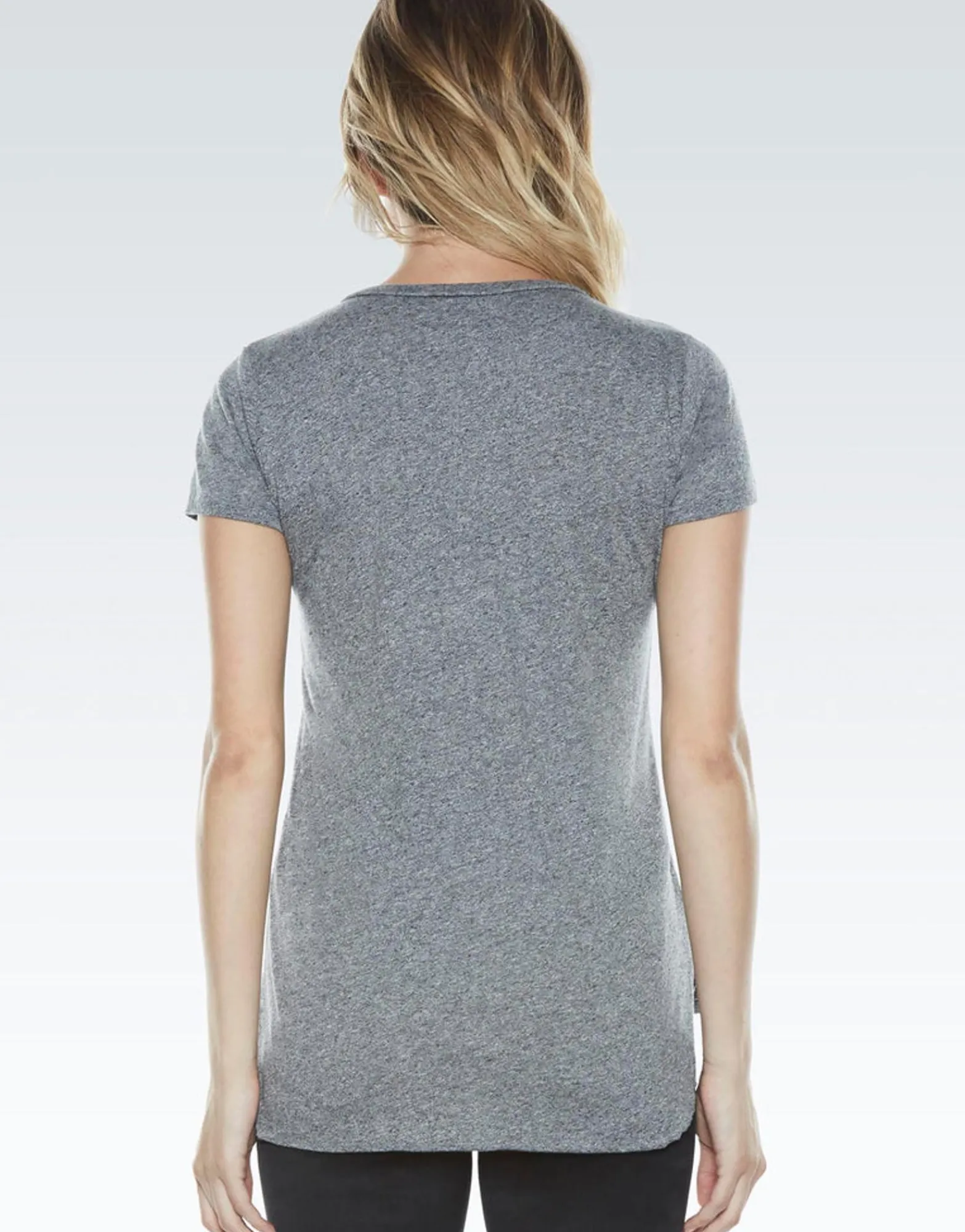 Outlet Emmalyn Skeleton Peace S/S V-Neck Scoop Raw Hem Tee Women Short Sleeve