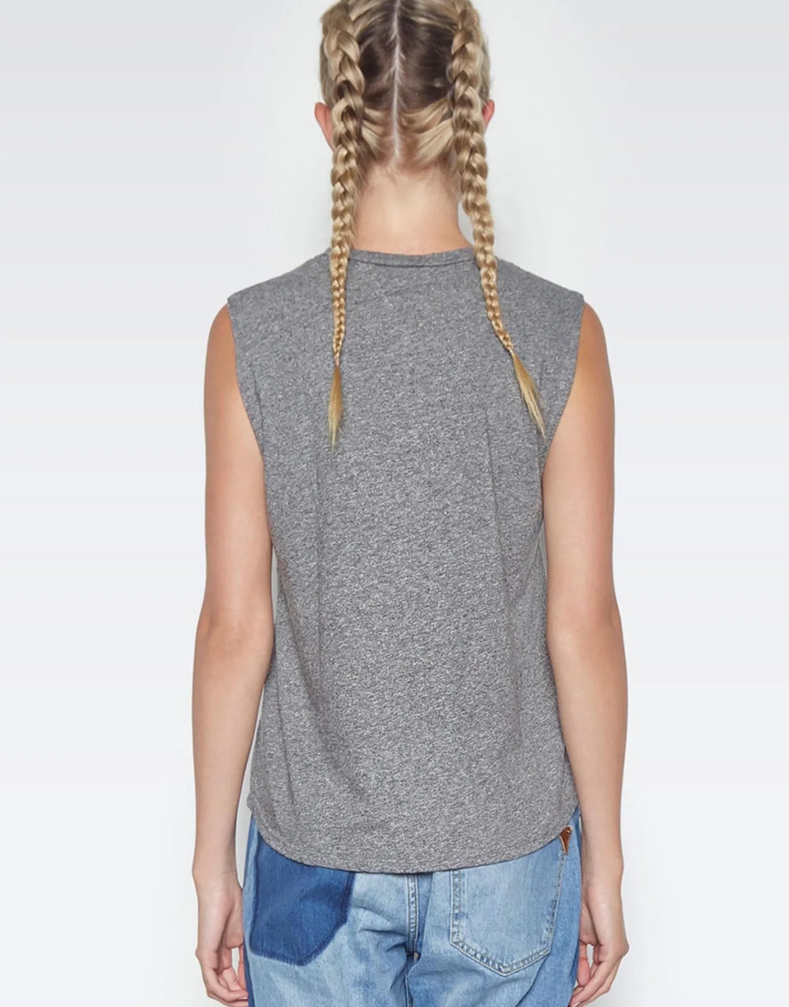 Cheap Kel Strawberry Skull Scoop Neck Muscle Tank Women Tanks
