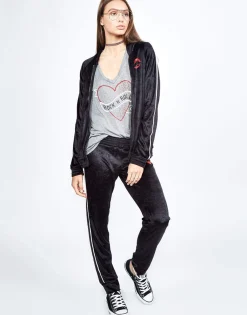 Discount Nadia Watercolor Lip Zip Up Pullover Hoodie Women Hoodies