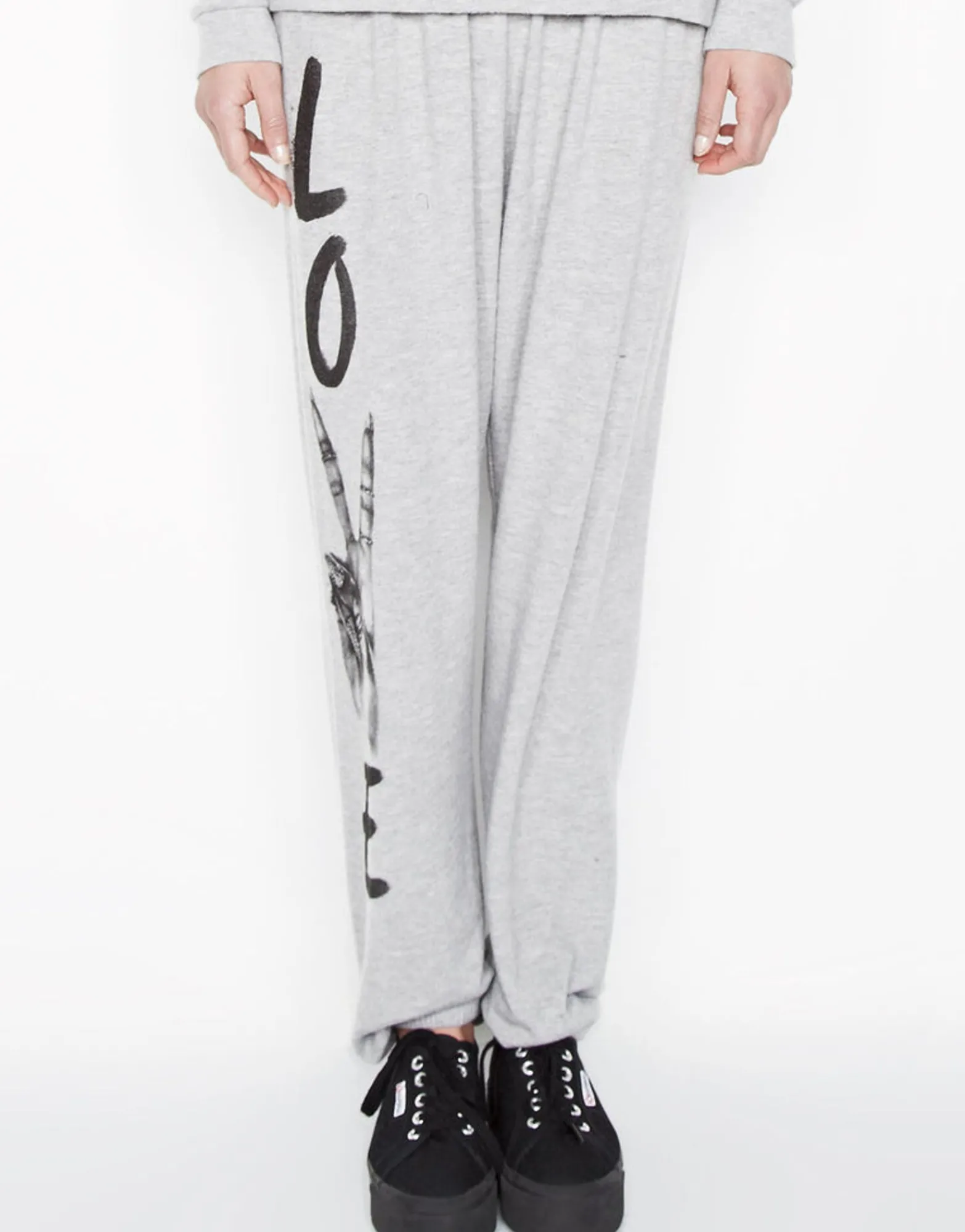 Flash Sale Tanzy Show Love Leg Long Pant For Women Women Long Sweatpants
