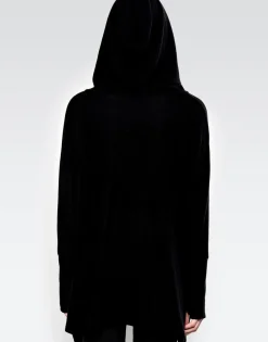 Store Wilma Rose Gold Foil Lip Oversized Pullover W/ Hood Women Hoodies
