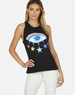 Cheap Women'S Ashlin Heart Eye Skull Tank Tee In White Women Tanks