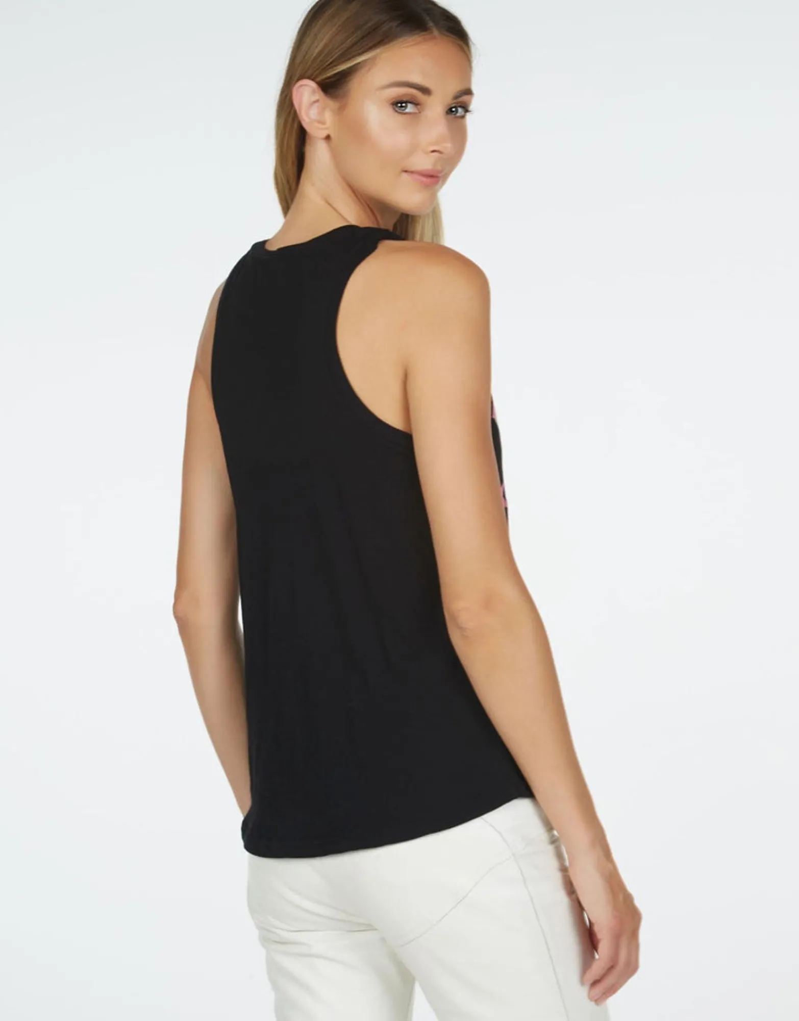 Cheap Women'S Ashlin Heart Eye Skull Tank Tee In White Women Tanks
