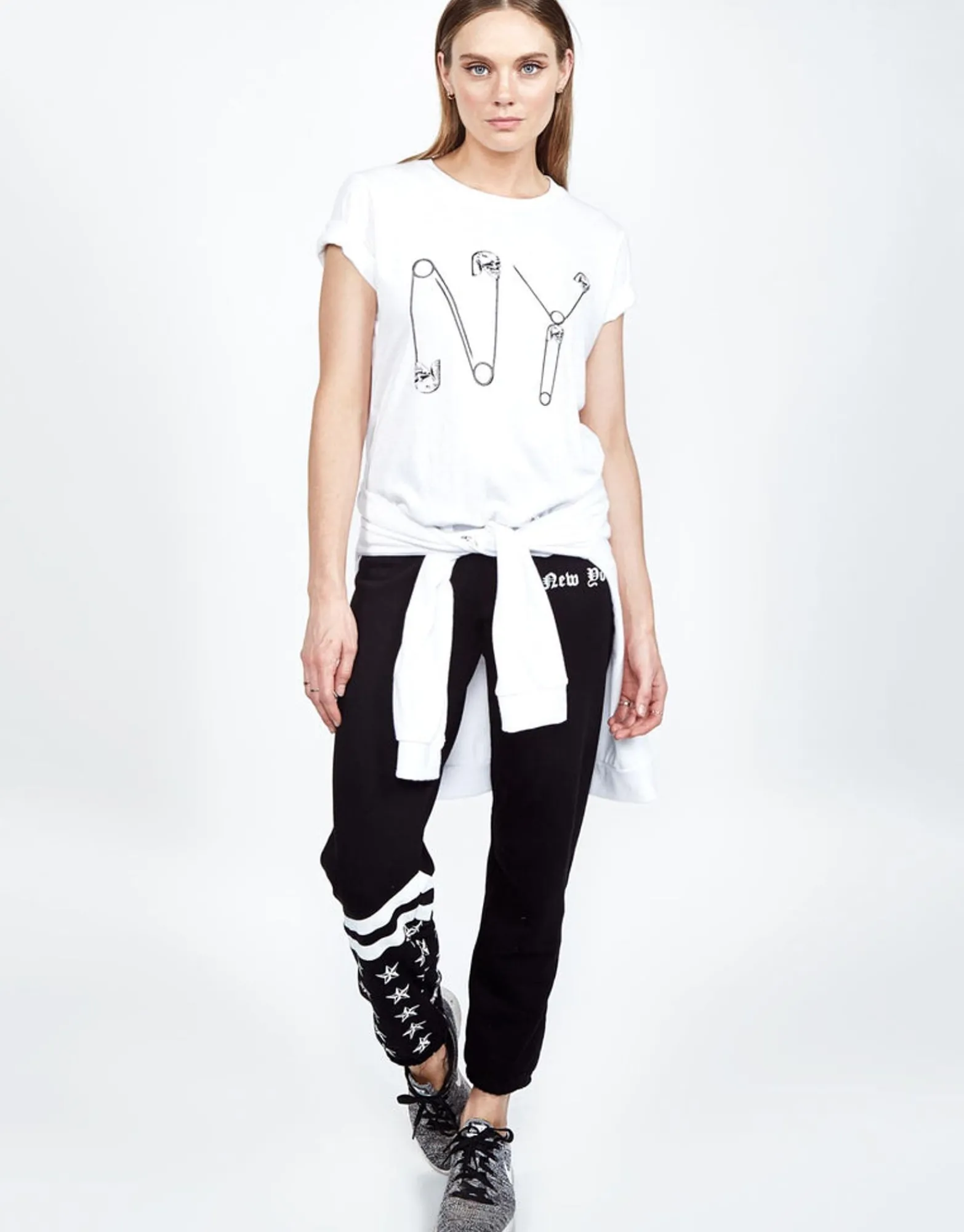Best Sale Women'S Gia Ny Star Studs Long Sweatpant Women Long Sweatpants