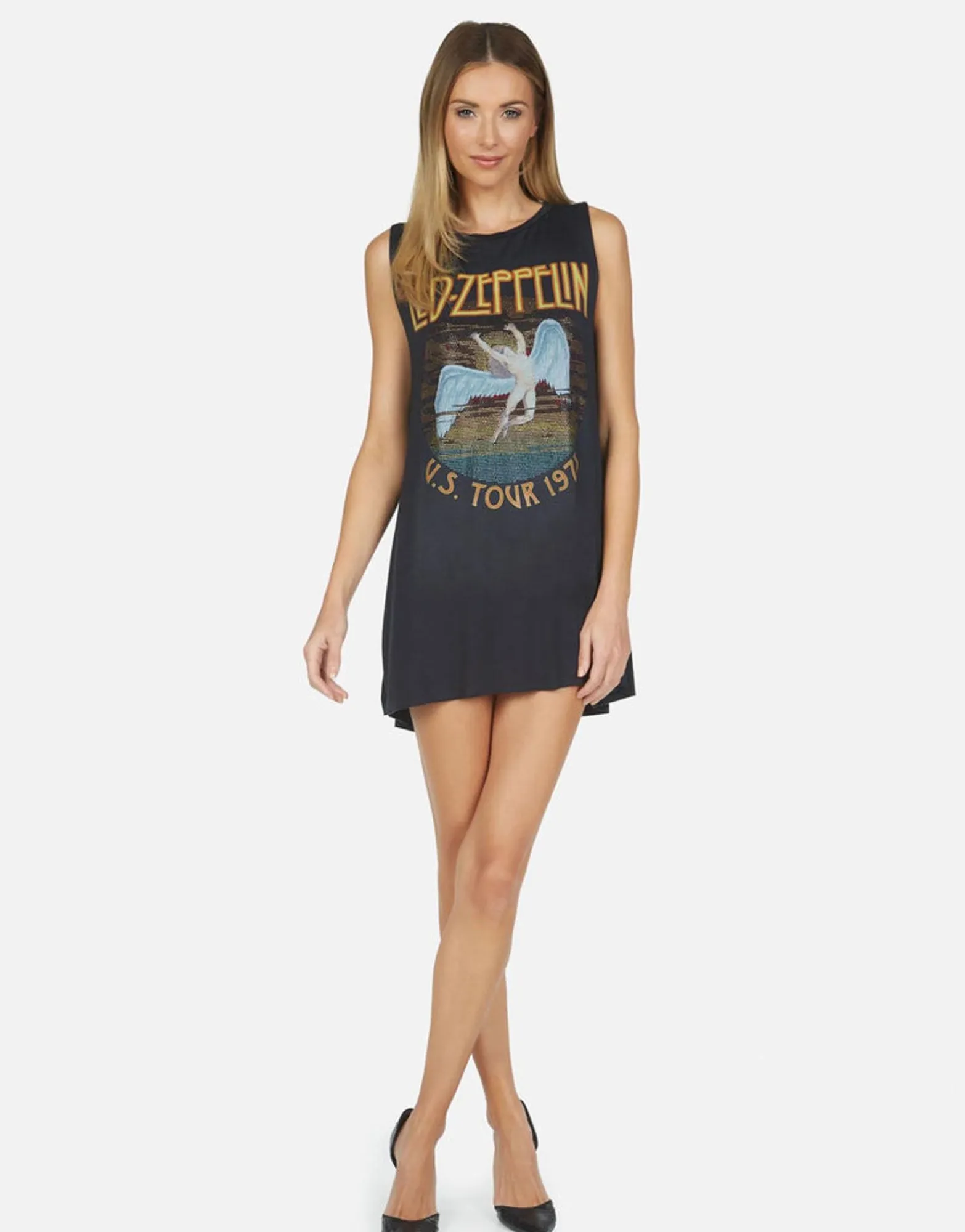Shop Led Zeppelin 1975 Tour Vintage Mini Dress | Deanna By Women Dresses