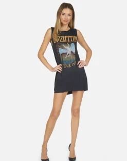 Shop Led Zeppelin 1975 Tour Vintage Mini Dress | Deanna By Women Dresses