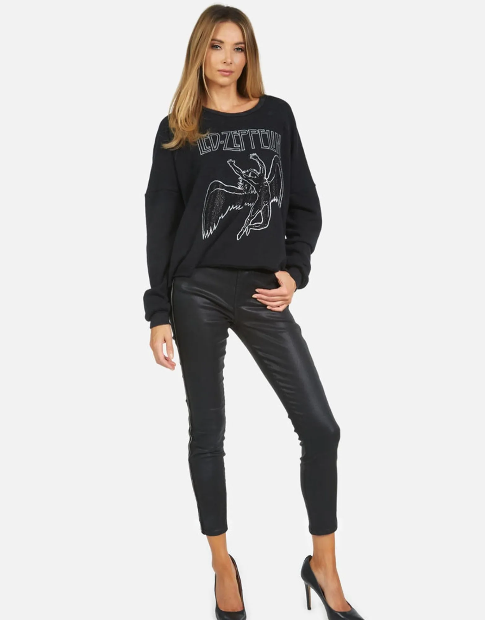 Cheap Led Zeppelin Outline Women'S Pullover | Lee By Women Long Sleeve