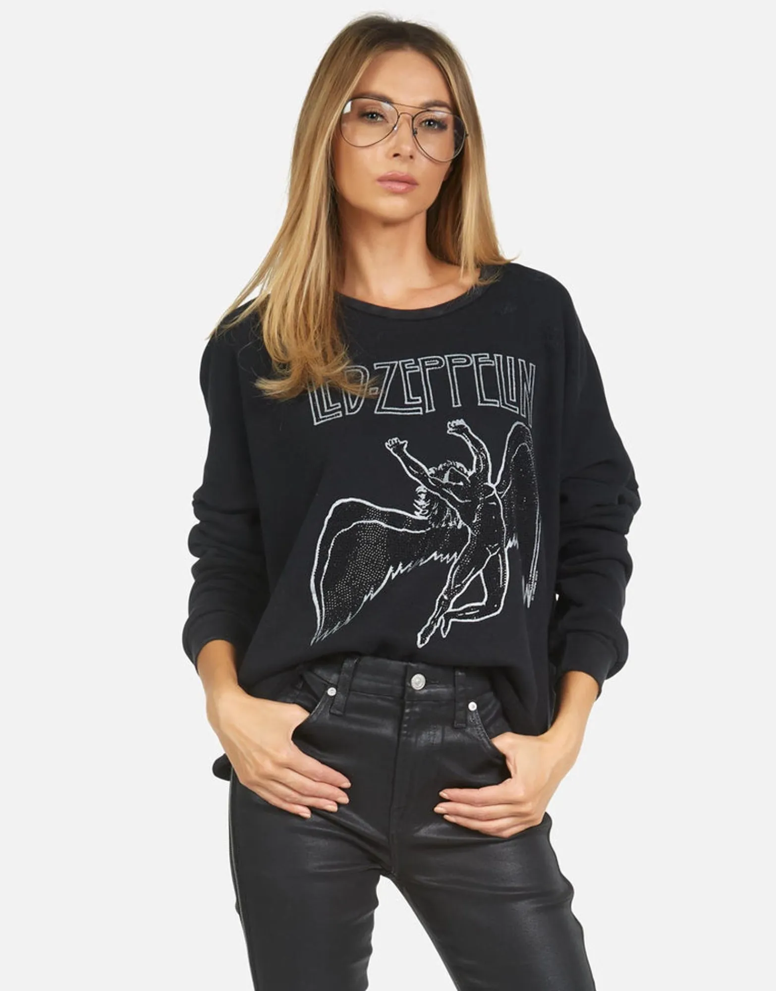Cheap Led Zeppelin Outline Women'S Pullover | Lee By Women Long Sleeve