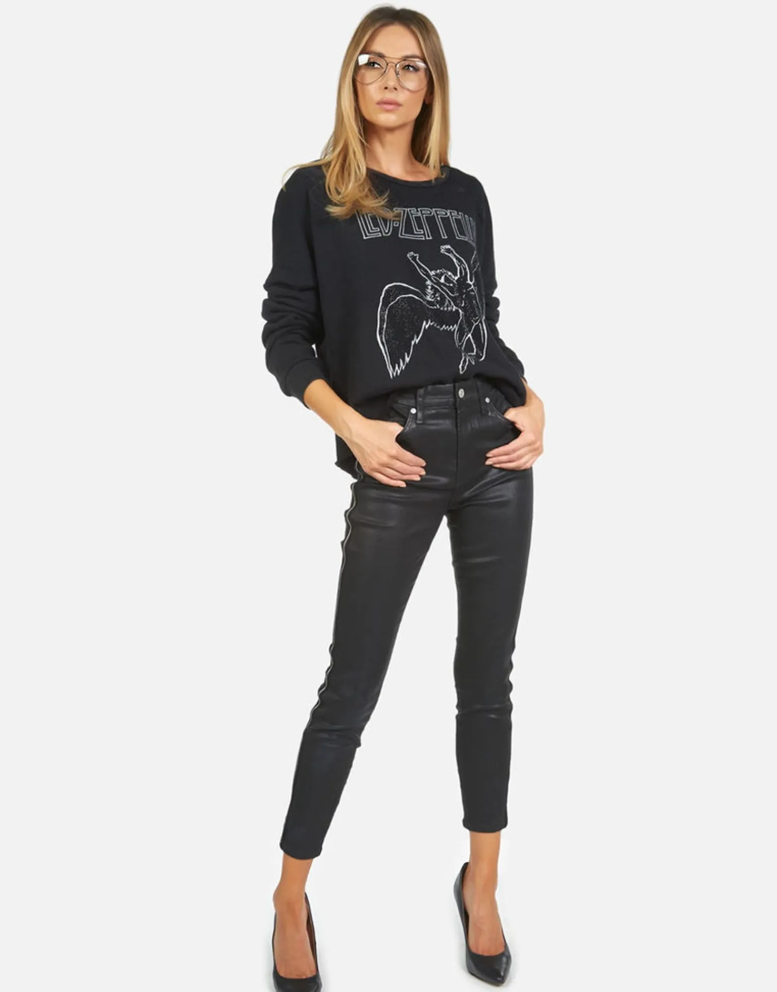 Cheap Led Zeppelin Outline Women'S Pullover | Lee By Women Long Sleeve