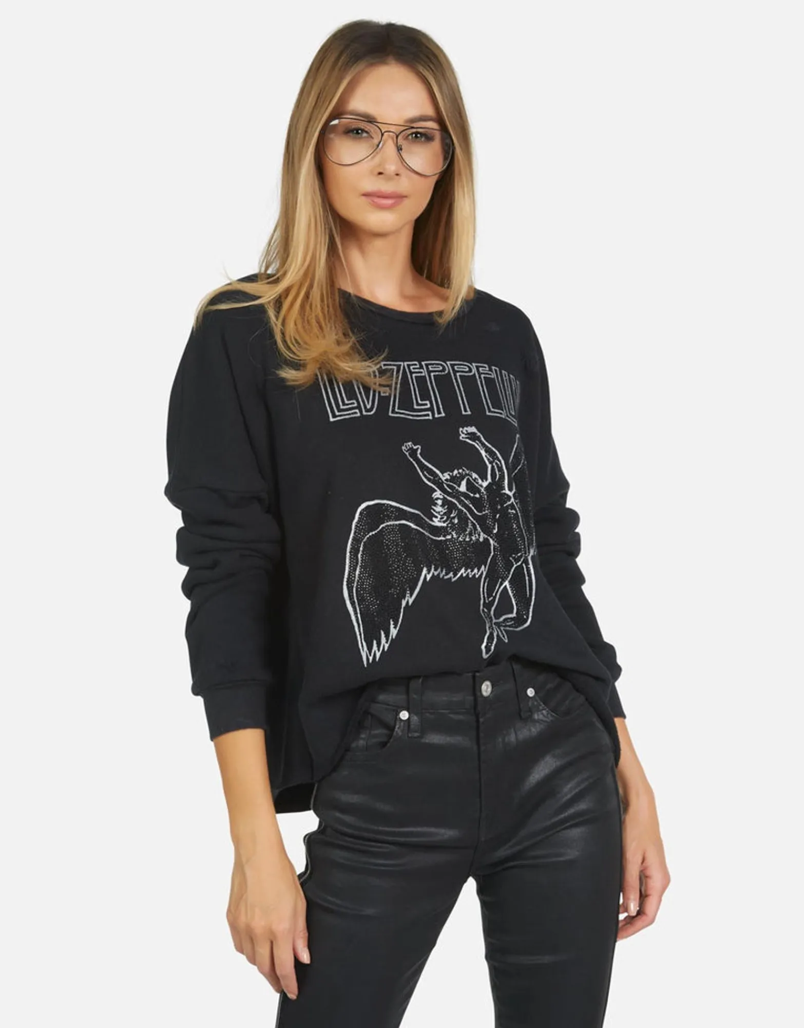Cheap Led Zeppelin Outline Women'S Pullover | Lee By Women Long Sleeve