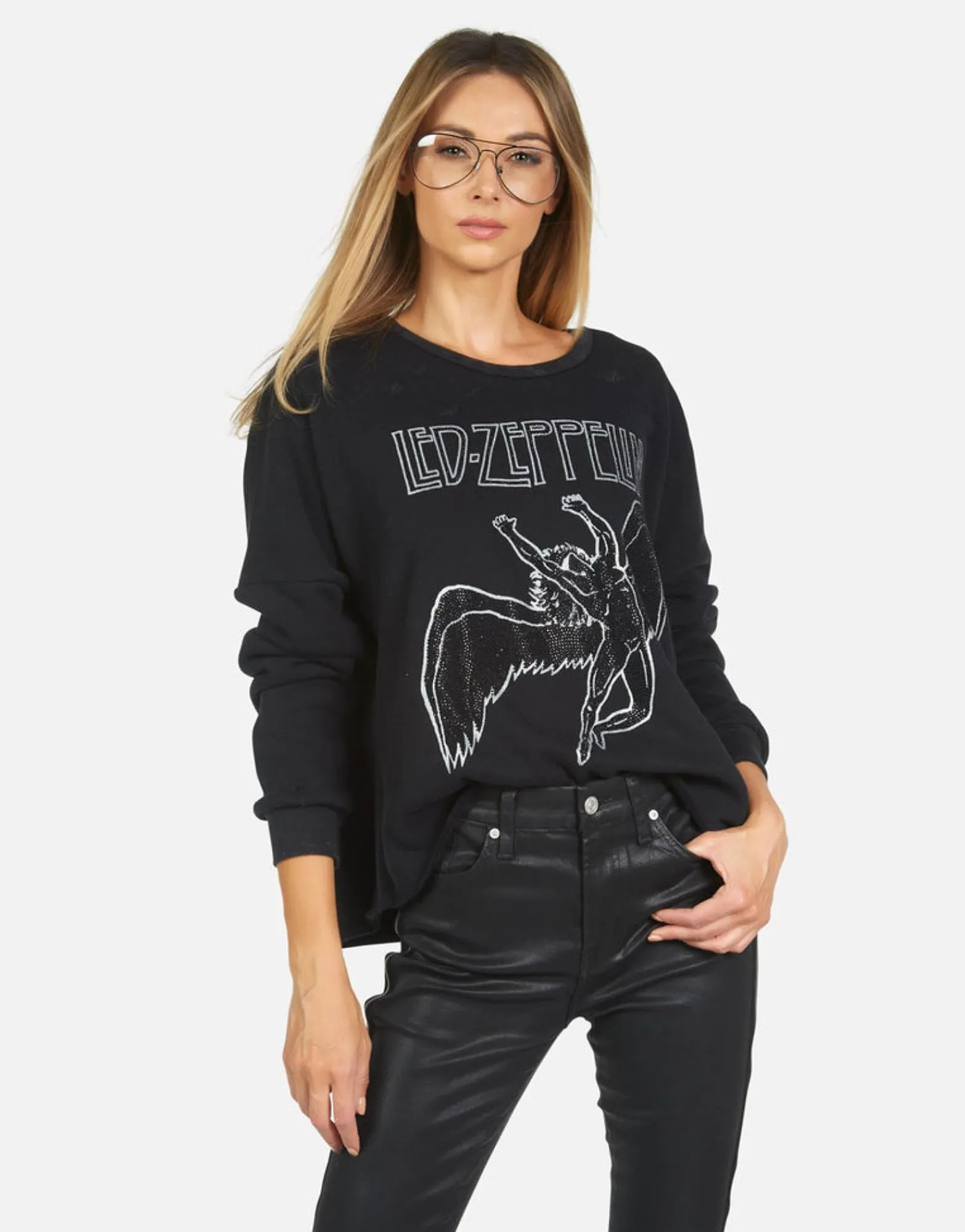 Cheap Led Zeppelin Outline Women'S Pullover | Lee By Women Long Sleeve