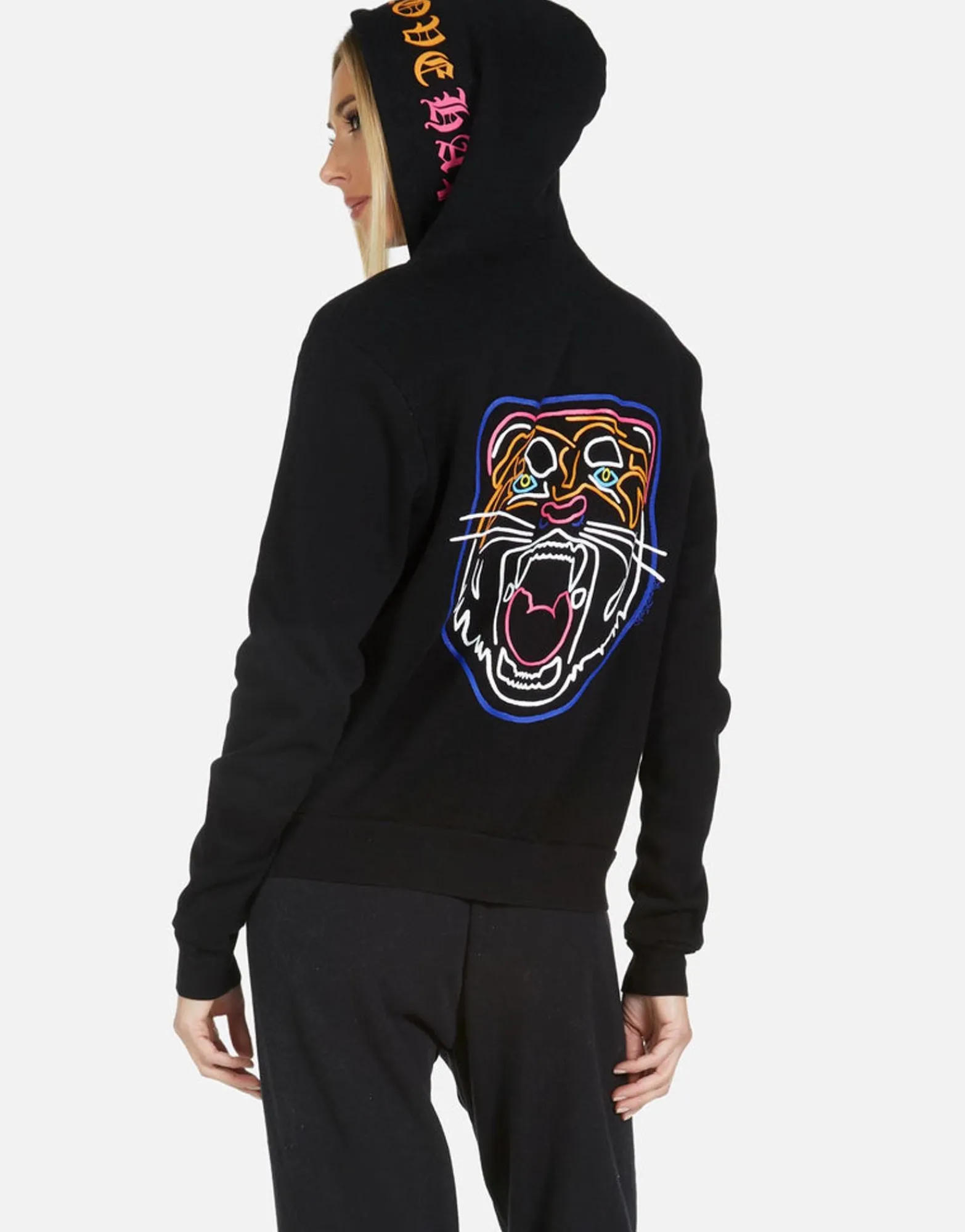 Online Lennox Neon Line Tiger Women Hoodies