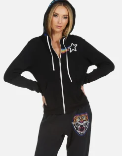 Online Lennox Neon Line Tiger Women Hoodies