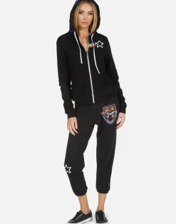 Online Lennox Neon Line Tiger Women Hoodies