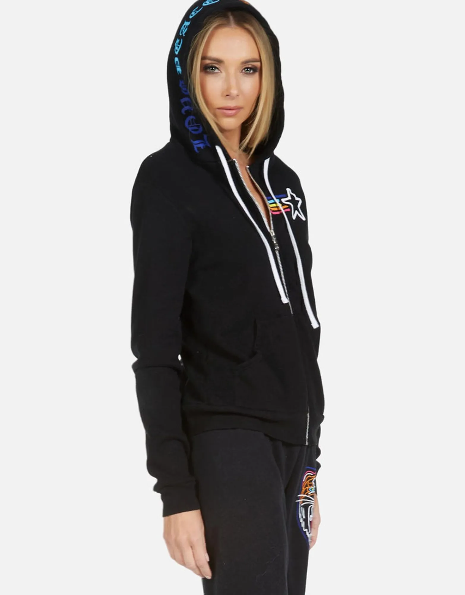Online Lennox Neon Line Tiger Women Hoodies