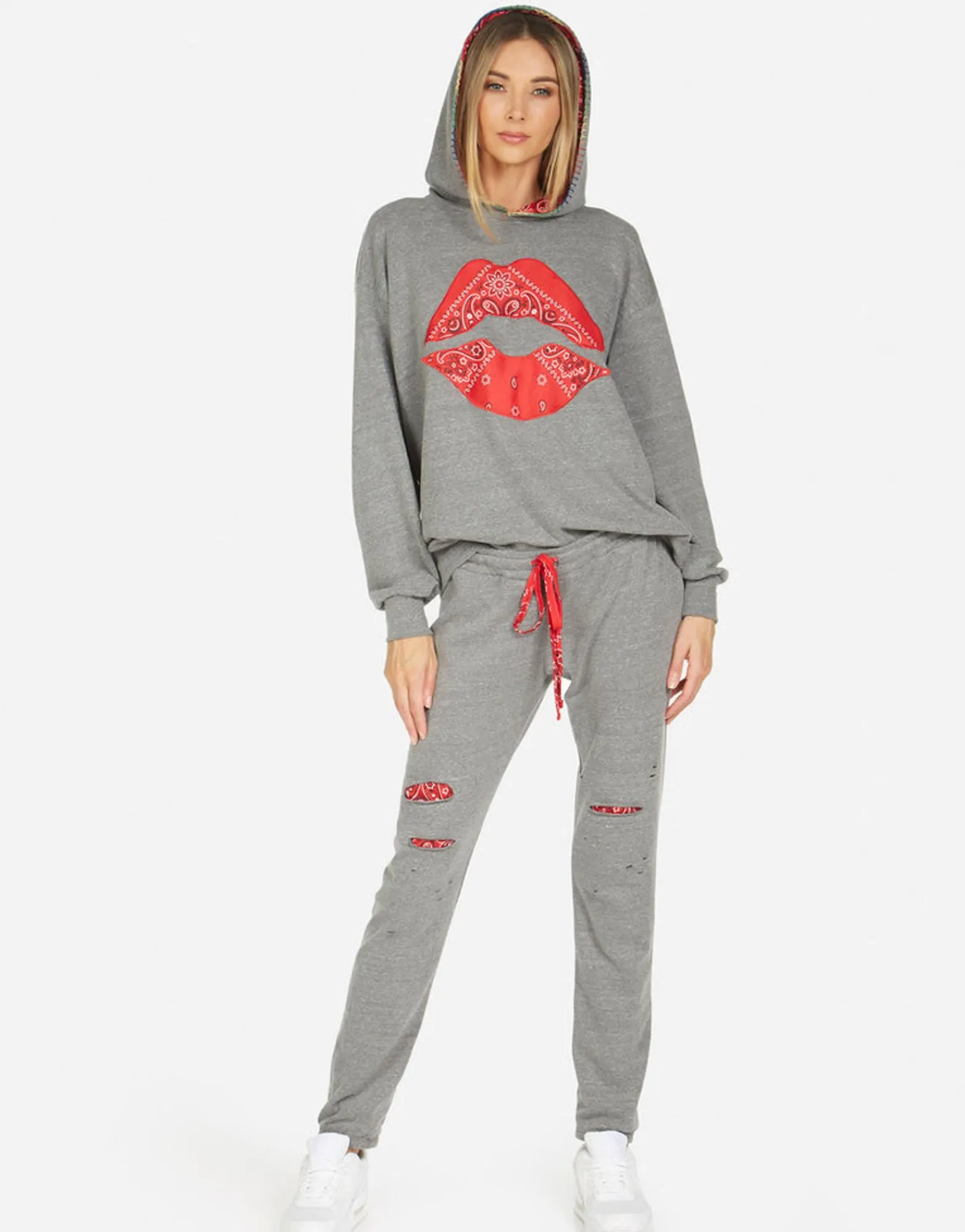 Discount Letisha Bandana Lip Women Hoodies