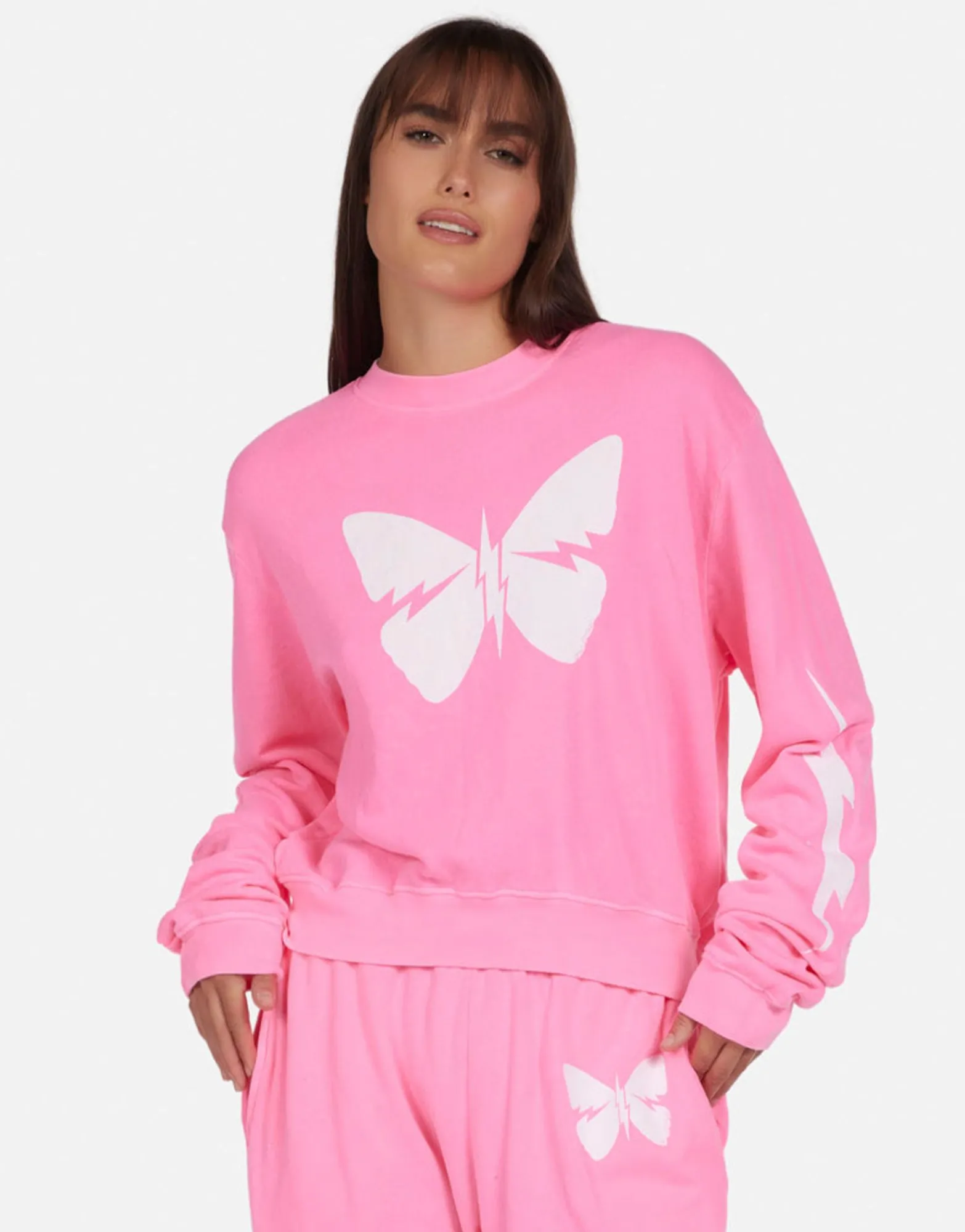 Clearance Lightning Butterfly Pullover In | Spalding X By Women Long Sleeve