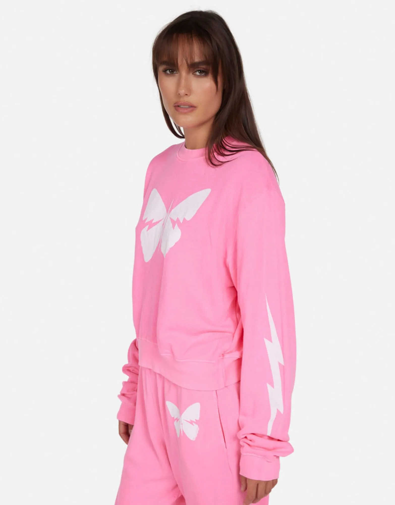 Clearance Lightning Butterfly Pullover In | Spalding X By Women Long Sleeve