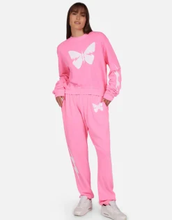 Clearance Lightning Butterfly Pullover In | Spalding X By Women Long Sleeve