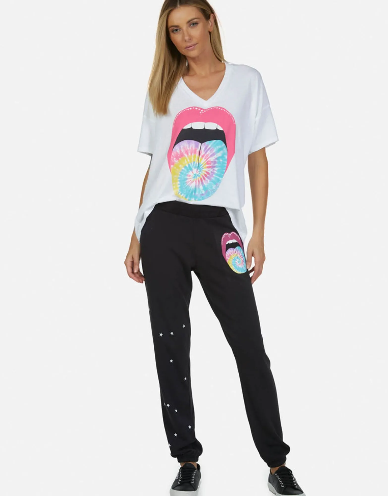 Best Sale Lightning Star Eye Women'S Sweatpant | Gia By Women Long Sweatpants